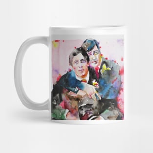 OSCAR WILDE and LORD ALFRED DOUGLAS watercolor portrait.1 Mug